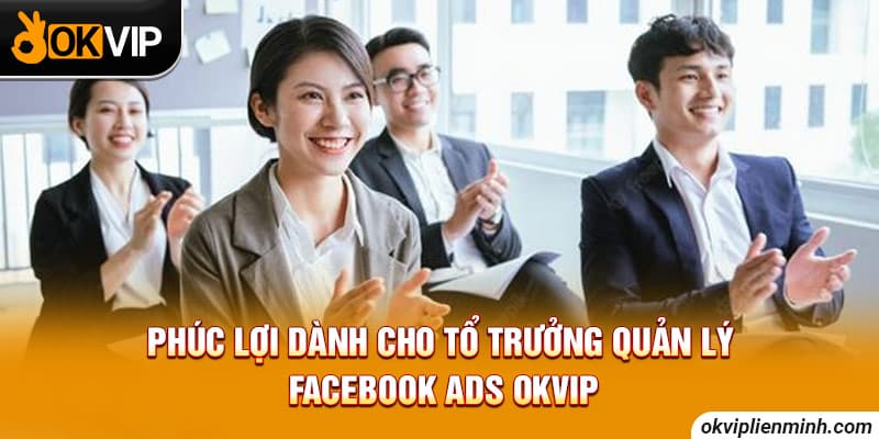 Phúc lợi dành cho Tổ trưởng quản lý Facebook Ads OKVIP
